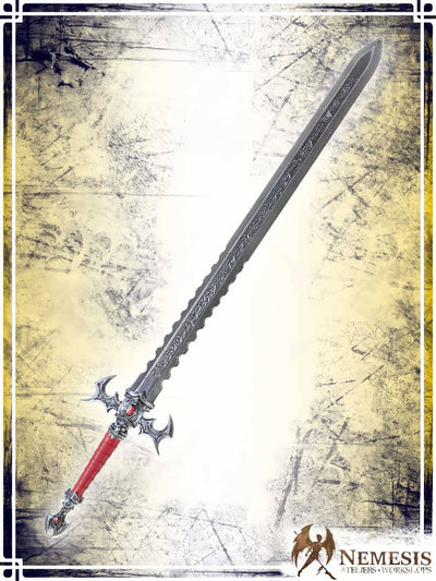 Kaos Sword Bastard Swords Nemesis Workshops - Athena Red Bastard 