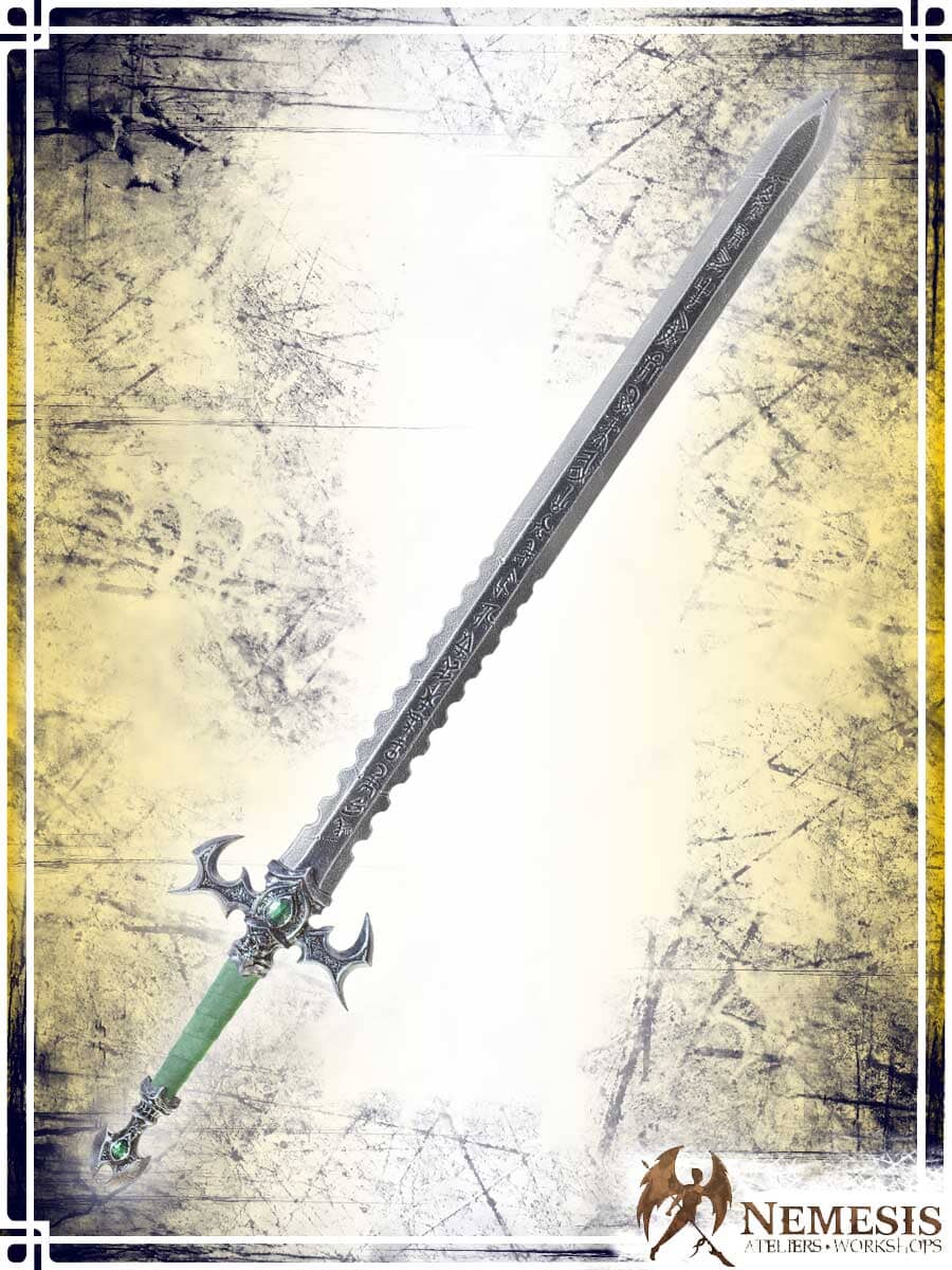 Kaos Sword Bastard Swords Nemesis Workshops - Athena Green Bastard 