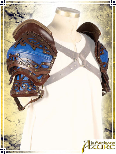 Lord's Pauldrons Leather Pauldrons Les Artisans d'Azure 