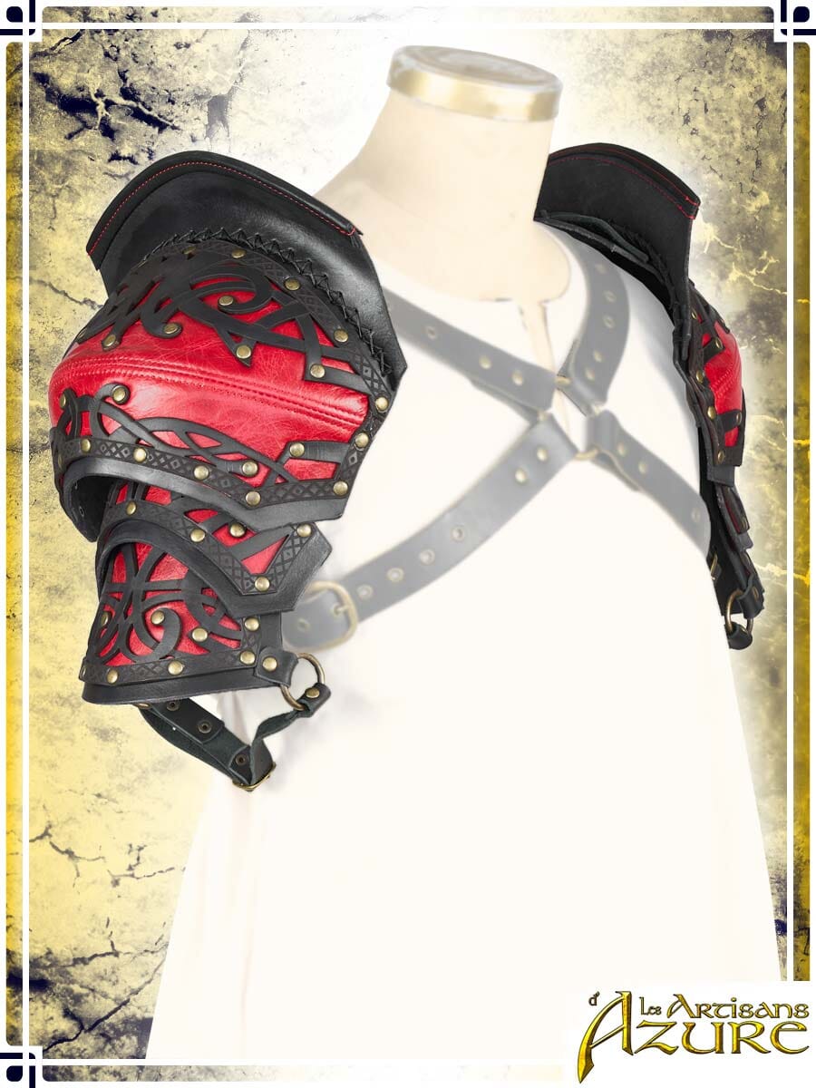Lord's Pauldrons Leather Pauldrons Les Artisans d'Azure 