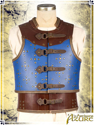 Lord's Armor - Torso Leather Armors Les Artisans d'Azure Large Brown|Blue 