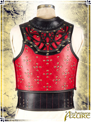 Lord's Armor - Torso Leather Armors Les Artisans d'Azure XLarge Black|Red 