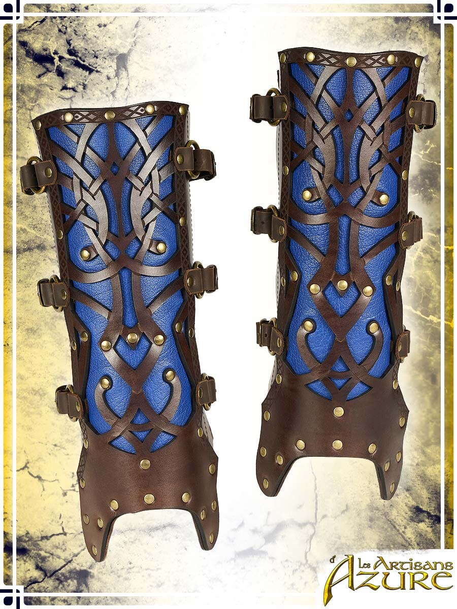 Lord's Greaves Leather Greaves Les Artisans d'Azure 