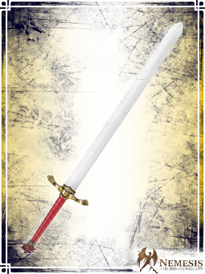 Sword of Briars Swords (Web) Nemesis Workshops - Athena Red Notched Finish Bastard