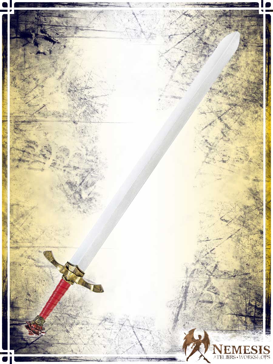 Sword of Briars Swords (Web) Nemesis Workshops - Athena Red Notched Finish Long