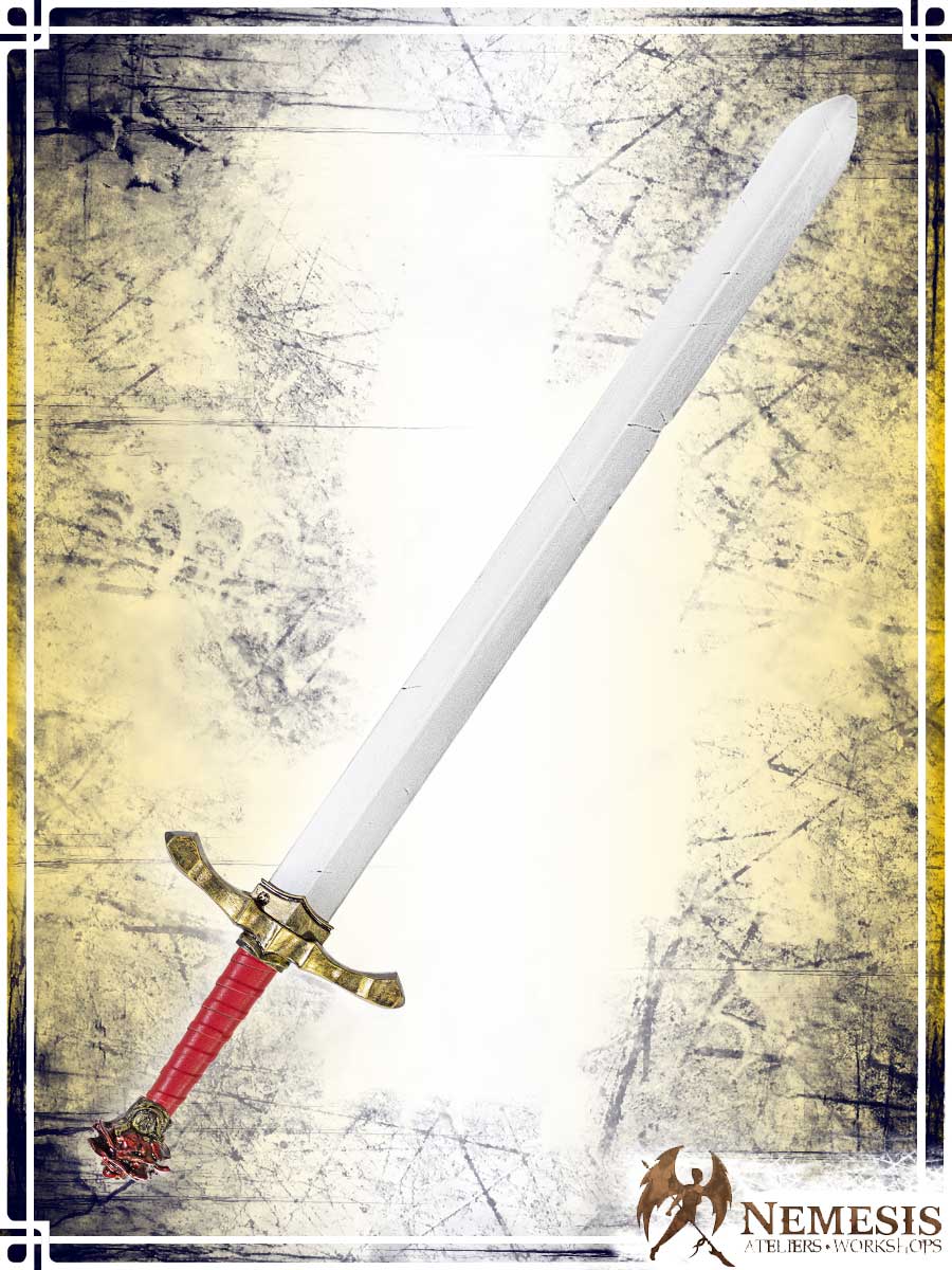 Sword of Briars Swords (Web) Nemesis Workshops - Athena Red Notched Finish Medium