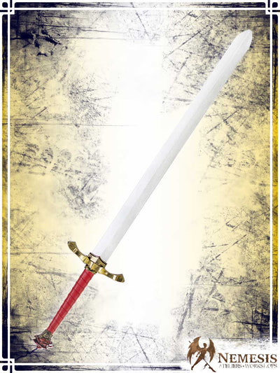 Sword of Briars Swords (Web) Nemesis Workshops - Athena Red Bastard Classic Finish