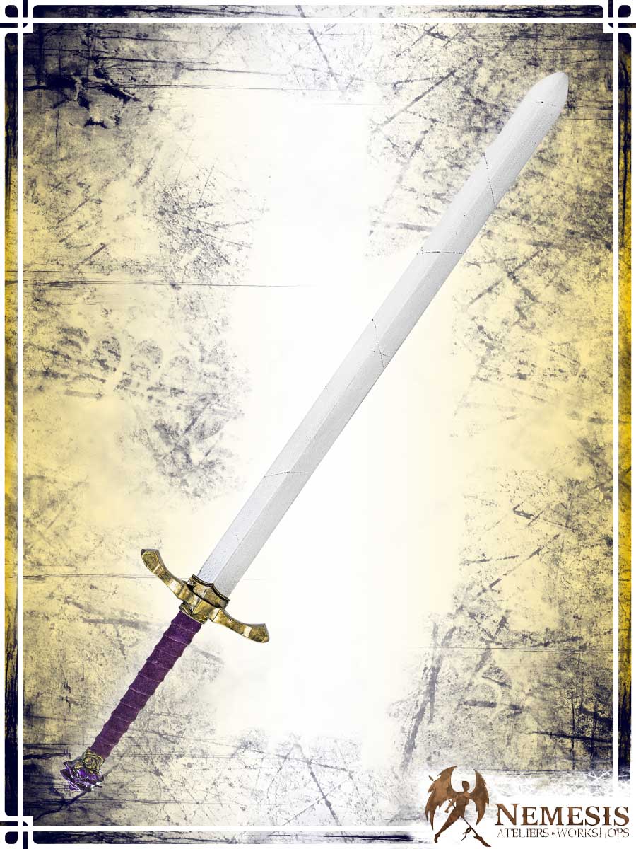 Sword of Briars Swords (Web) Nemesis Workshops - Athena Purple Notched Finish Bastard