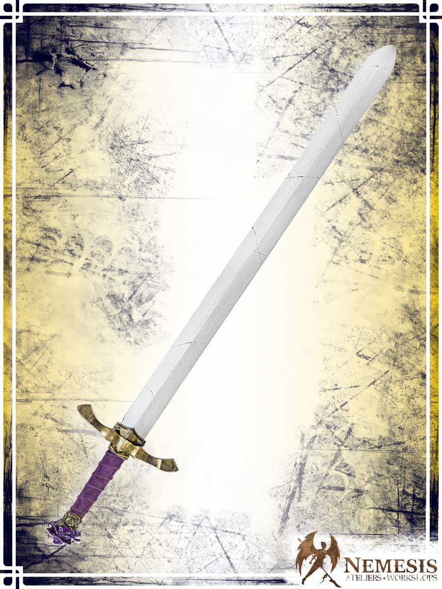 Sword of Briars Swords (Web) Nemesis Workshops - Athena Purple Notched Finish Long