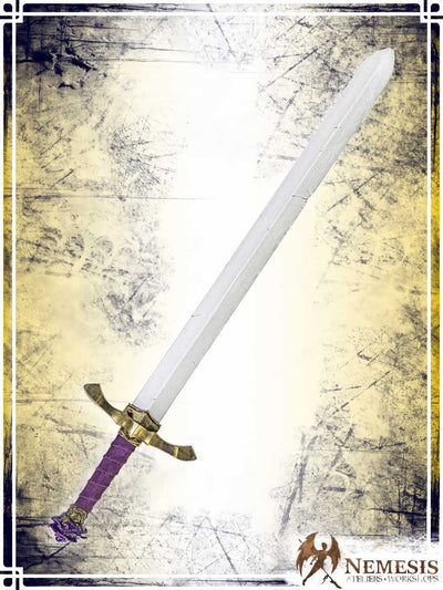 Sword of Briars Swords (Web) Nemesis Workshops - Athena Purple Notched Finish Medium