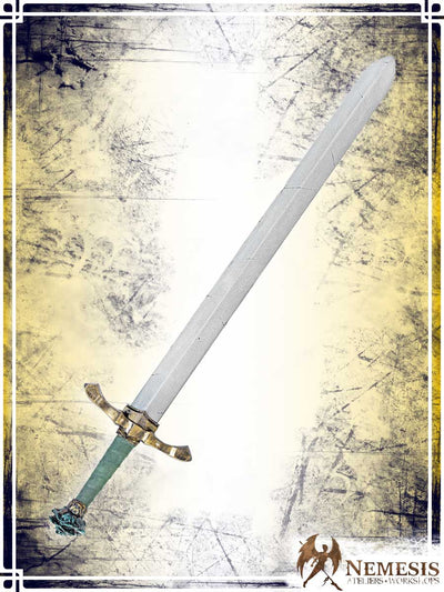 Sword of Briars Swords (Web) Nemesis Workshops - Athena Green Notched Finish Medium