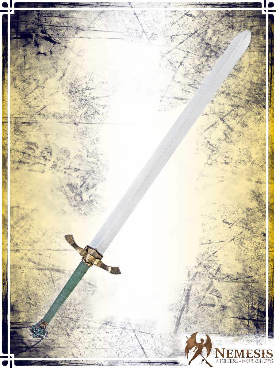 Sword of Briars Swords (Web) Nemesis Workshops - Athena Green Classic Finish Bastard