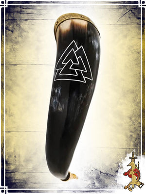 Drinking Horn - Valknut Cutlery & Tankards Lord of Battles 