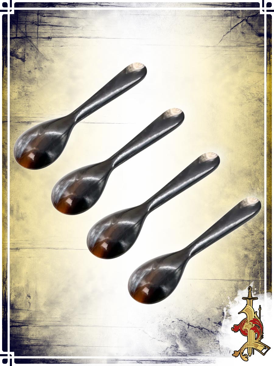 Cow Horn Spoon 6'' (x4)