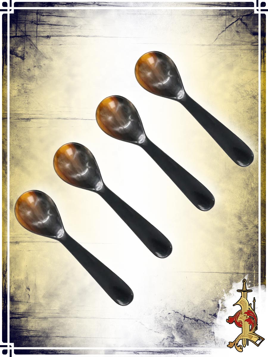 Cow Horn Spoon 6'' (x4)