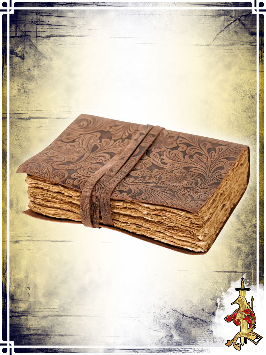 Journal relié - Feuilles (Brun)
