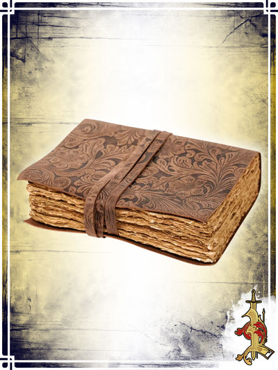 Journal relié - Feuilles (Brun)