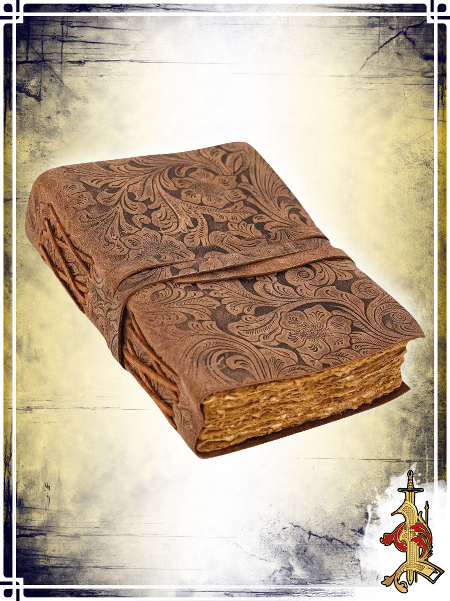 Journal relié - Feuilles (Brun)