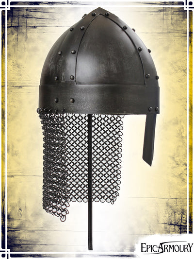 Viking Spagenhelm Plate Helmets Epic Armoury Medium Black 