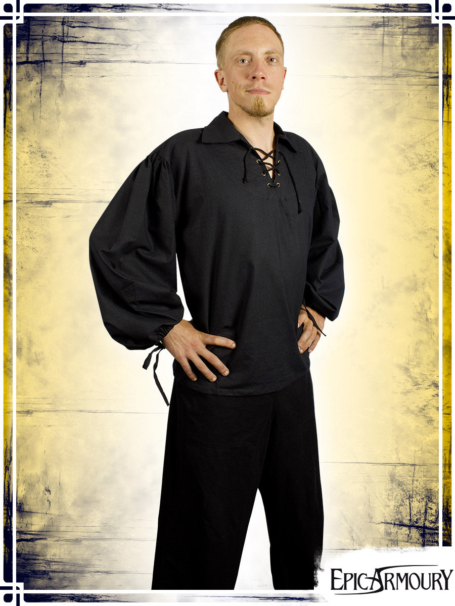 Fencing Shirt Shirts Epic Armoury XSmall Black 