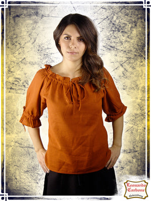 Eleanor Blouse Blouses & Tunics Leonardo Carbone XSmall Rust 