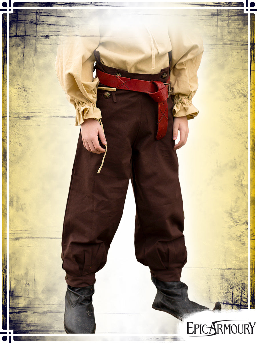 Proudfoot Pants Boys Epic Armoury 8-10 years Brown 