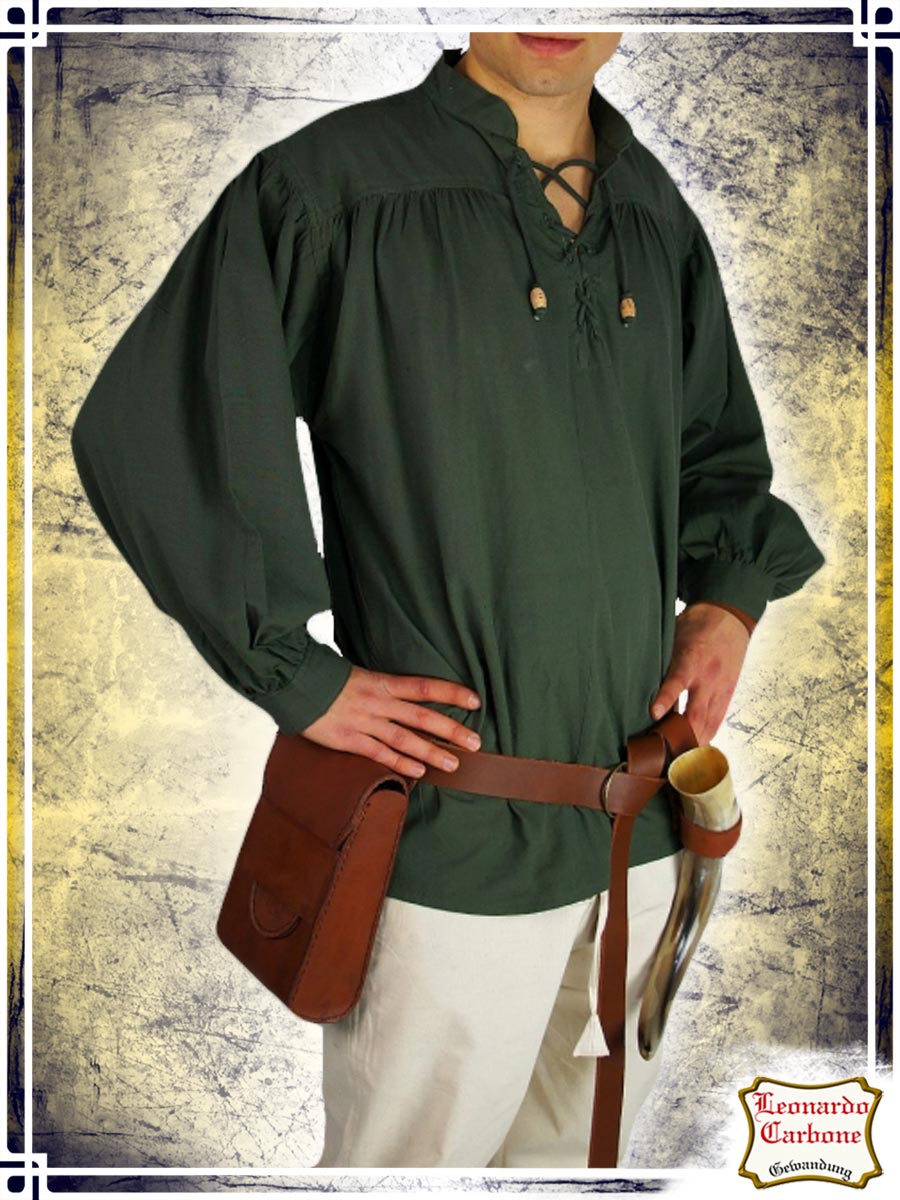 Laced Shirt Shirts Leonardo Carbone Green Small 