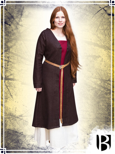 Birka Coat Aslaug Surcots & Vests Burgschneider Brown 2XLarge 