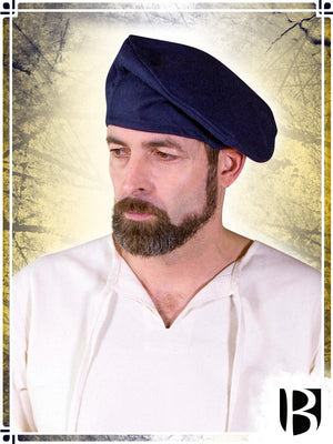 Wool Beret Harald Coifs & Hats Burgschneider Blue Medium 