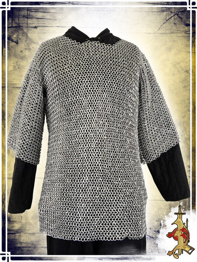 Short Sleeves Aluminium Chainmail – 10mm 16ga Chainmails Lord of Battles Medium 