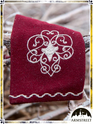 Lost Princess Gloves Clothes Accessories ArmStreet Amaranth Red|Natural Large|XLarge 