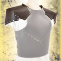Militiaman Pauldrons Leather Pauldrons Les Artisans d'Azure Brown 
