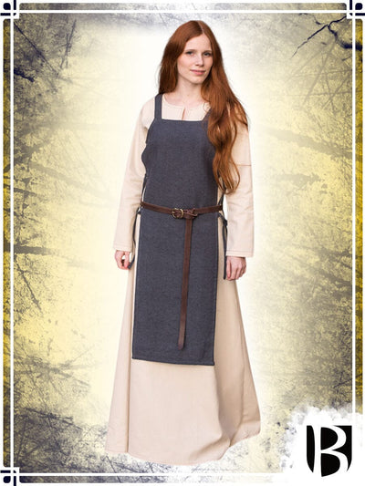 Apron Dress Gyda Dresses Burgschneider Small Grey 