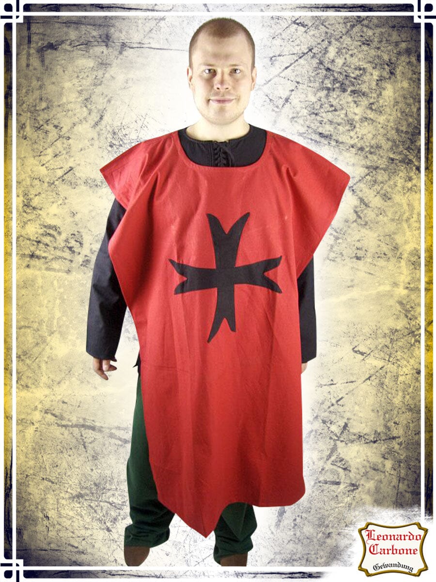 Templar Tabard Tabards Leonardo Carbone Red|Black 