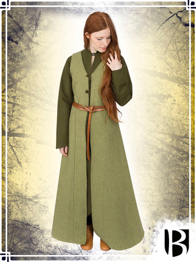 Sleeveless Coat Maiva Surcots & Vests Burgschneider Small Green 