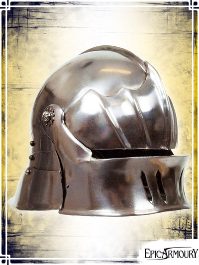 Gothic Sallet Plate Helmets Epic Armoury Medium Shinny 