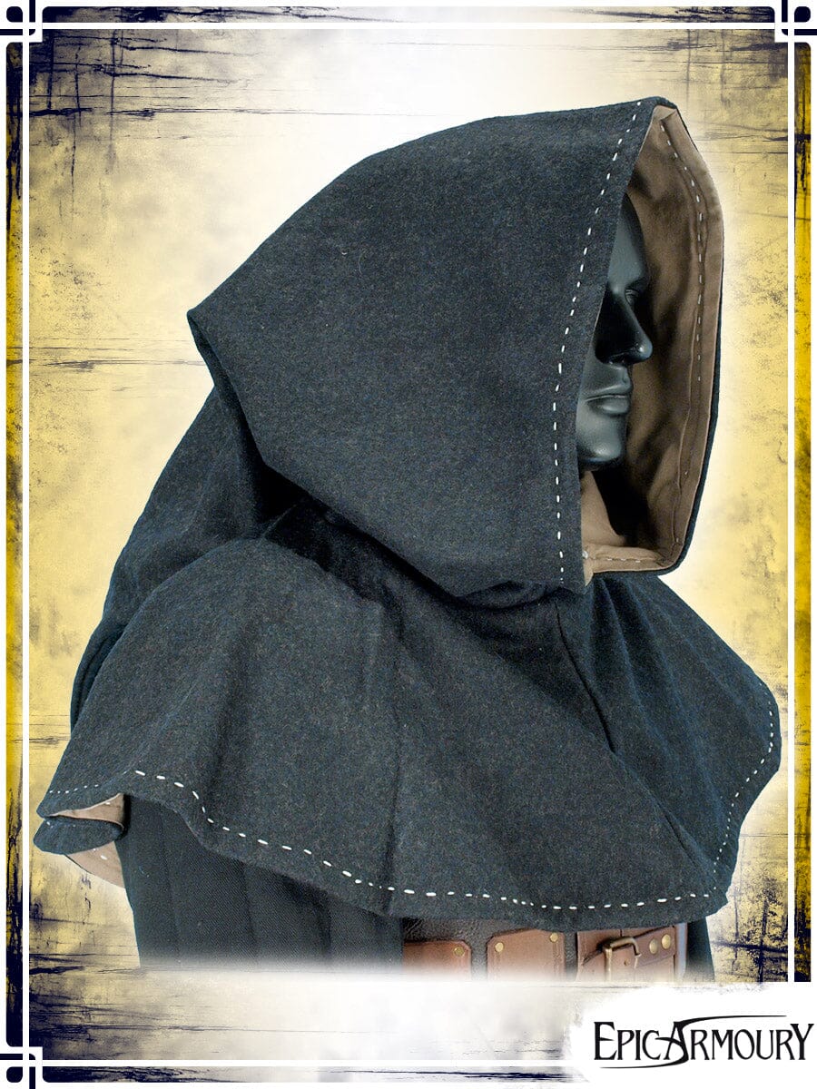 Hood Medieval Hoods Epic Armoury Small|Medium Grey 