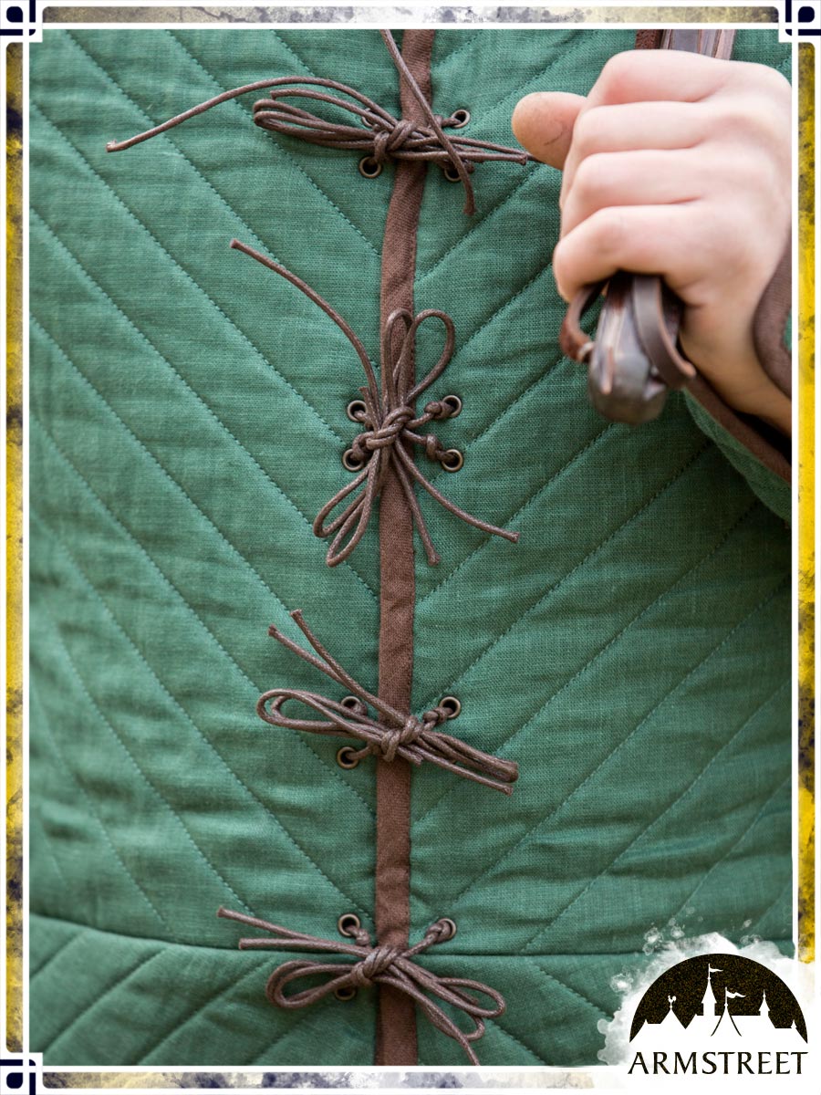 Kingmaker Gambeson Gambesons ArmStreet Green|Brown Large 