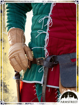 Hound of War Fencing Gloves Gloves ArmStreet Tan Small 