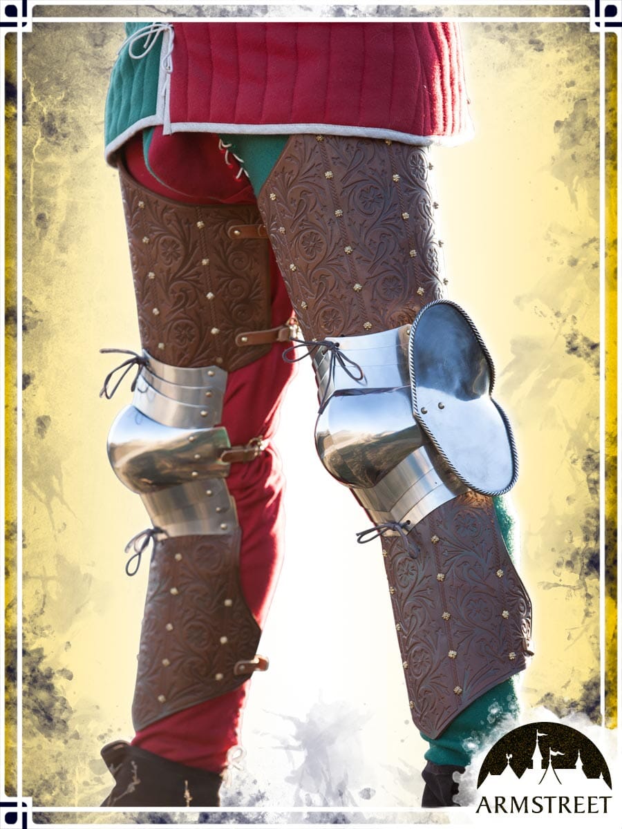 Bird of Prey Leg Armor Thighs & Knees ArmStreet Red 