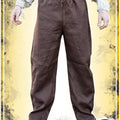 Linen Classic Straight Pants Pants ArmStreet Brown Small 