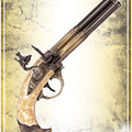 Triple Barreled Avery Pistol Pistols Denix 
