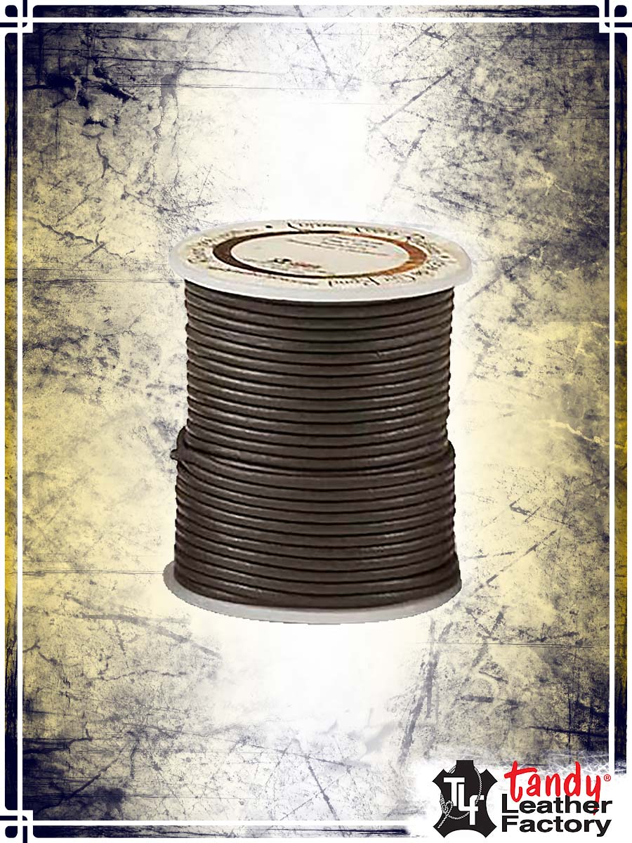 Lacet rond en cuir Tejas