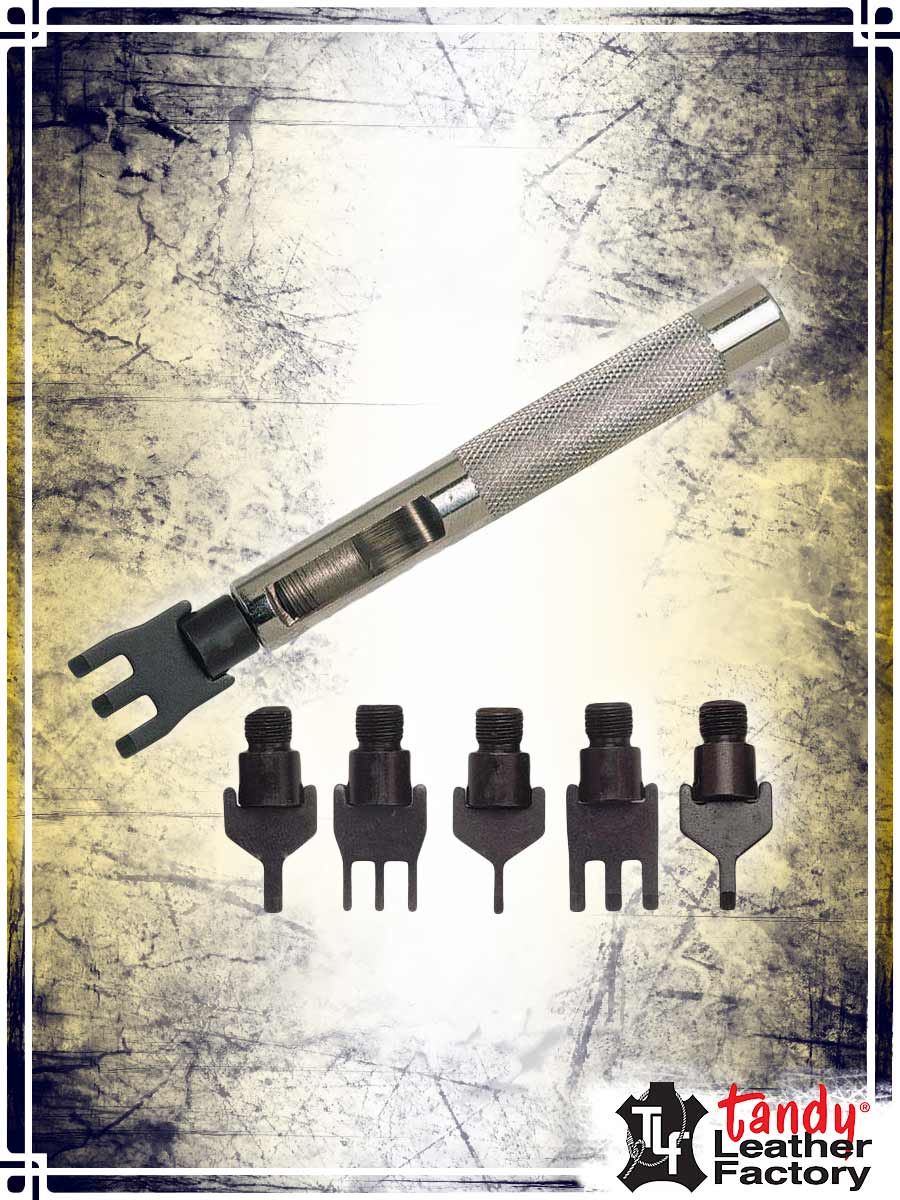 Thonging Chisel Set (5 punches) – Les Artisans d'Azure