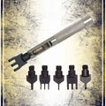 Thonging Chisel Set (5 punches) Stitching & Lacing Tandy Leather 