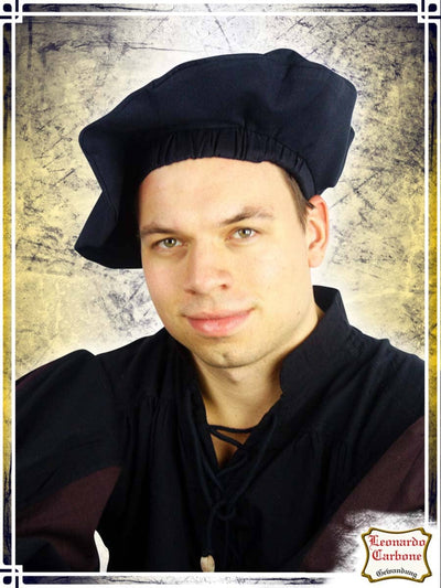 Velvet Beret Coifs & Hats Leonardo Carbone 2XLarge Black 