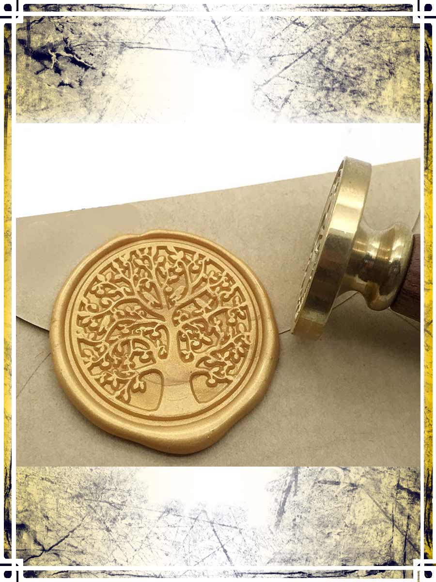 Wax Seal Stamp - Tree Wax Seals Importation privée 