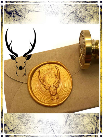 Wax Seal Stamp - Deer Wax Seals Private Imports 