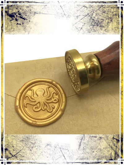 Wax Seal Stamp - Octopus Wax Seals Importation privée 