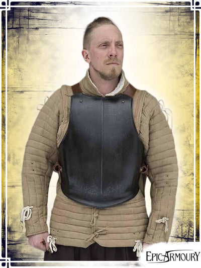 RFB Breastplate Plate Armors Epic Armoury Large Black Steel 18ga 